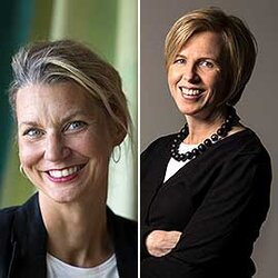 Lisa Andersson Tengnér och Mia Heikkilä - författare på Gothia Kompetens | © Tomas Gunnarsson / Elisabeth Ohlson Wallin