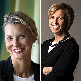 Lisa Andersson Tengnér och Mia Heikkilä - författare på Gothia Kompetens | © Tomas Gunnarsson / Elisabeth Ohlson Wallin