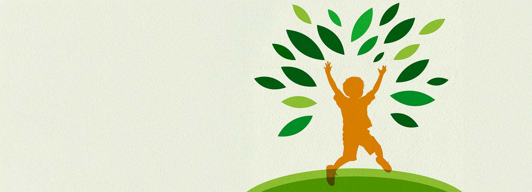 Illustration från bokomslag: Stressfri och hälsofrämjande förskola | © Gothia Kompetens
