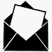 Svart kuvert - symbol för Gothia Kompetens nyhetsbrev