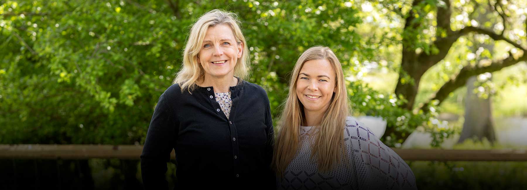 Anette Odder och Matilda Gend - författare på Gothia Kompetens | © Torun Börtz