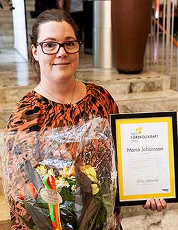 Maria Johansson - Årets Förskolekraft 2020 | © Förskoletidningen / Gothia Kompetens