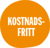 Orange märke med texten Kostnadsfritt | © Gothia Kompetens