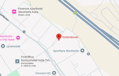 Karta till Kistamässan - Google Maps