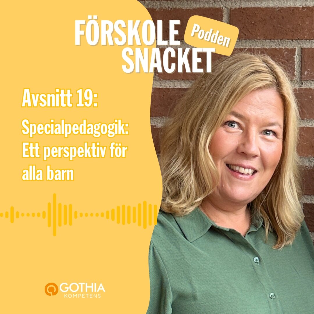 Podcasten Förskolesnacket - avsnitt 19 - Pernilla Unevik | © Gothia Kompetens