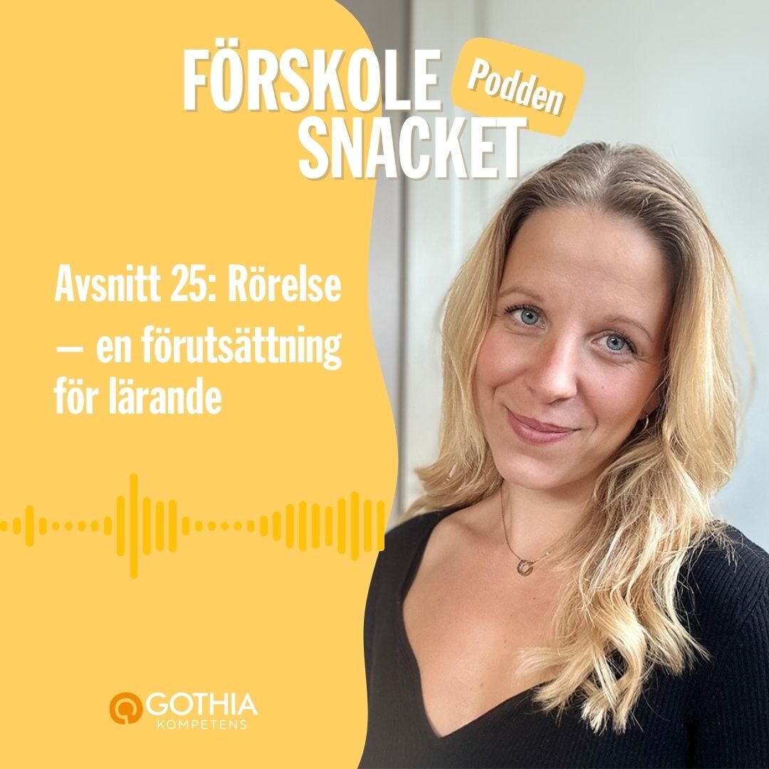 Podcasten Förskolesnacket - avsnitt 25 - Angelica Bergstrand | © Gothia Kompetens
