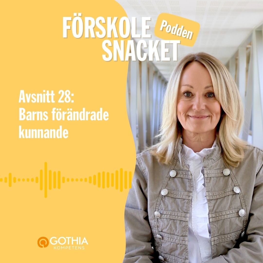 Podcasten Förskolesnacket - avsnitt 28 - Anna Palmer | © Gothia Kompetens