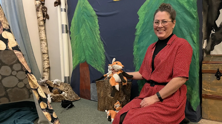 Förskolepedagogen Petra Lindblad på förskolan Tant Grön i Karlskrona | © Sveriges Radio