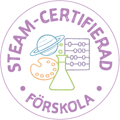 Logotyp: processutbildningen STEAM-certifierad förskola