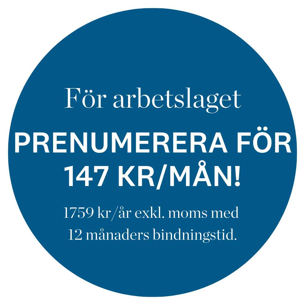 Blå prisboll: prenumerera på Grundskoletidningen